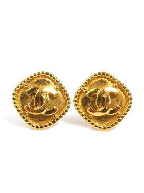 Chanel Earrings CC Logo